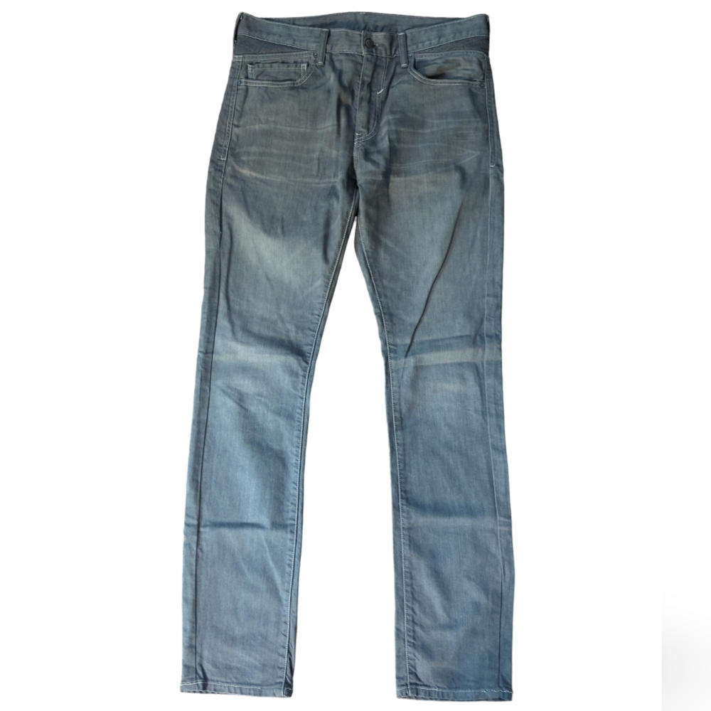 Levi's jeans 527 bootcut, gray, men's, snap flap back pockets, 34x36